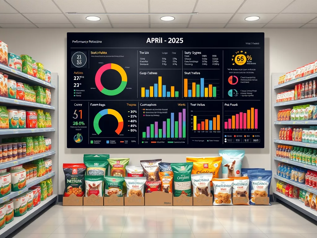 Modèle de Tableau de Bord Mensuel pour un Chef de Rayon Animaux en Hypermarché (GMS)